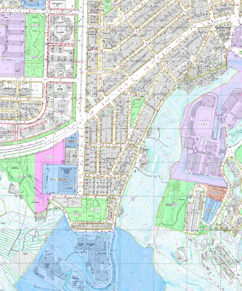 松友社區分區更新示意圖