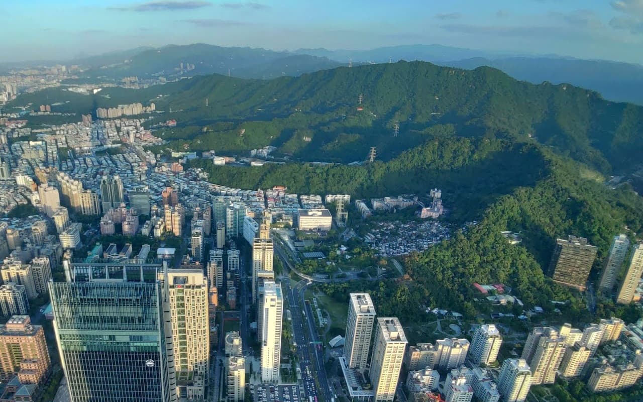 信義松友生活圈空拍圖