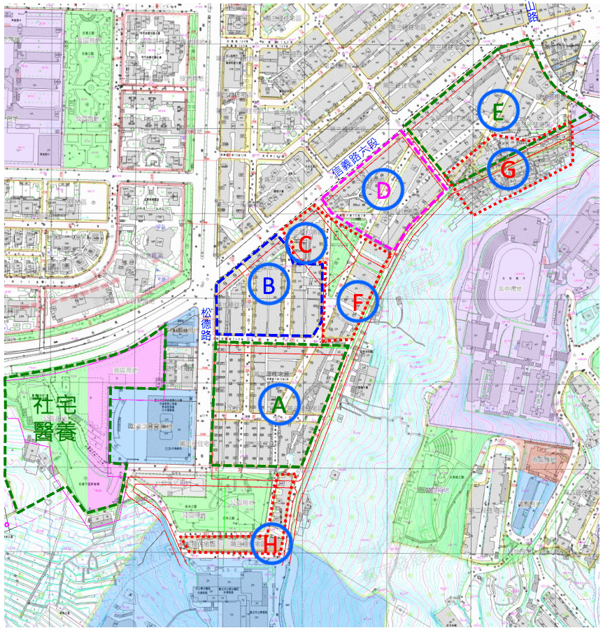 分區地圖示意圖